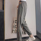 Women Summer Ice Silk Quick Drying Sports Cropped Pants Large Size Loose Hollow Out Thin Casual Jogger Pants