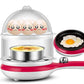 Electric 14 Eggs Boiler Food Steamer Cooking Machine With Frying Pan Non-stick