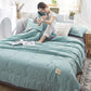 Double Spring and Autumn Thin Air-conditioning Quilt Cool Silk Summer Quilt Single Dormitory Quilt