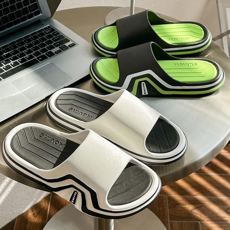 Plus Size Slippers Men Summer Line Non-slip Slippers Couple Shoes Plus Size Furniture Shoes Outdoor Slippers