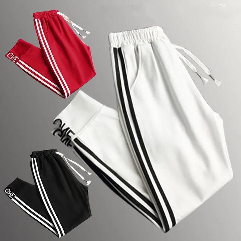 Spring and Summer New Korean Style Loose and Thin Straight High-waisted Harem Pants Women's Leisure Sports 9-point Pants
