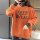 Cotton Thick Sweater Women Autumn and Winter Fake Two-piece Splicing Tops Student High Collar Loose Jacket