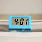 Bedroom Simple Small Electronic Watch Portable Old Man Big Character Watch Student Exam Mute Desktop Clock Mini Home