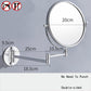 No Need To Punch Adjustable Bathroom Makeup Mirror Wall-mounted Folding Beauty Mirror Magnifying Glass Double-sided Mirror Home