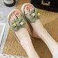Slippers Women's Summer Outing Wear Bowknot Flip-Flops Tendon Flat-Bottom Soft Non-slip Home Pregnant Women Beach Slipper