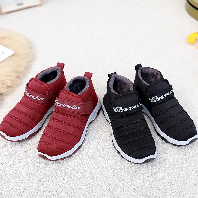 Mom's Cotton Shoes Women's Winter Fleece Warm Cloth Shoes Thickened Non-slip High-top Cotton Boots