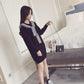 Knitted Dress Women Spring and Autumn Women's Fit Inside A Sweater Dress Mid-length Temperament Skirt