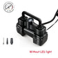 Car Inflatable Pump 12V Portable Mechanical Disk Pointer Car Double-cylinder Electric Air Pump High Power Belt LED Light Universal Inflation Tool