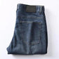 Soft and Comfortable High-end Men's Spring, Summer and Autumn Light-colored Thin Straight Stretch Jeans
