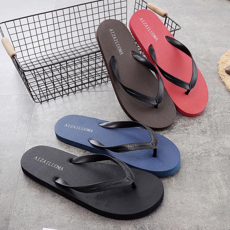 Beach Sandals Men Shoes Summer Slippers Flip Flops Men slippers men's fashion wear beach shoes