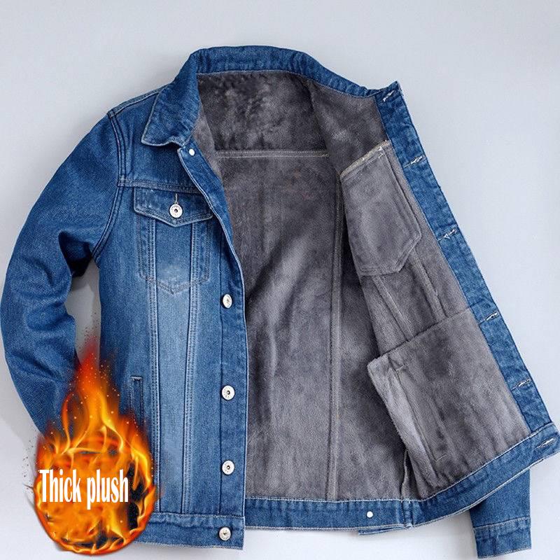 Men's Denim Jacket Retro Jeans Jacket Street Casual Pilot Fashion Hole Slim Men's Bomber Jacket