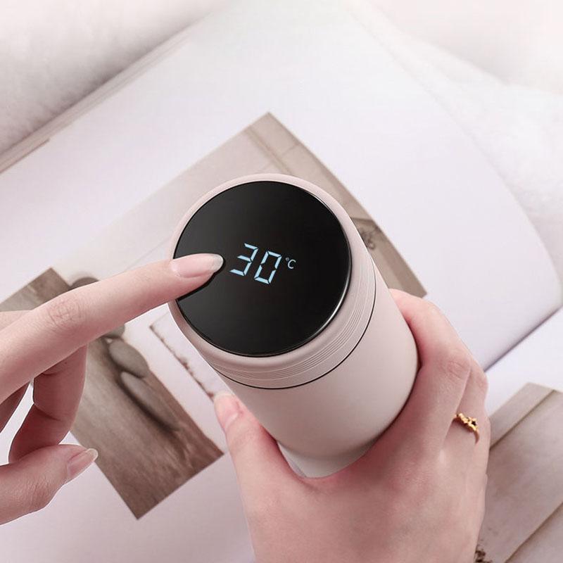 Intelligent Thermos Coffee Bottle Chinese Classical Style LED Touch Display Stainless Steel Thermal Cup Tea Mug Water Bottles Portable Business Cup