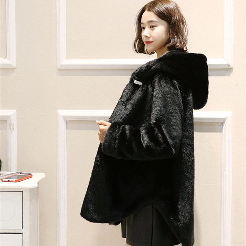 Autumn and Winter Long-sleeved Fashion Jacket Mid-length Style Cardigan Hooded Sweater