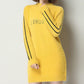 Non-shedding Pullover Sweater Dress Round Neck Long Sleeve Bottoming Shirt Women Autumn and Winter Loose Mid-length Sweater