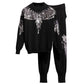 Spring and Autumn Two-piece Fashion Suit Velvet Casual Sports Suit Women