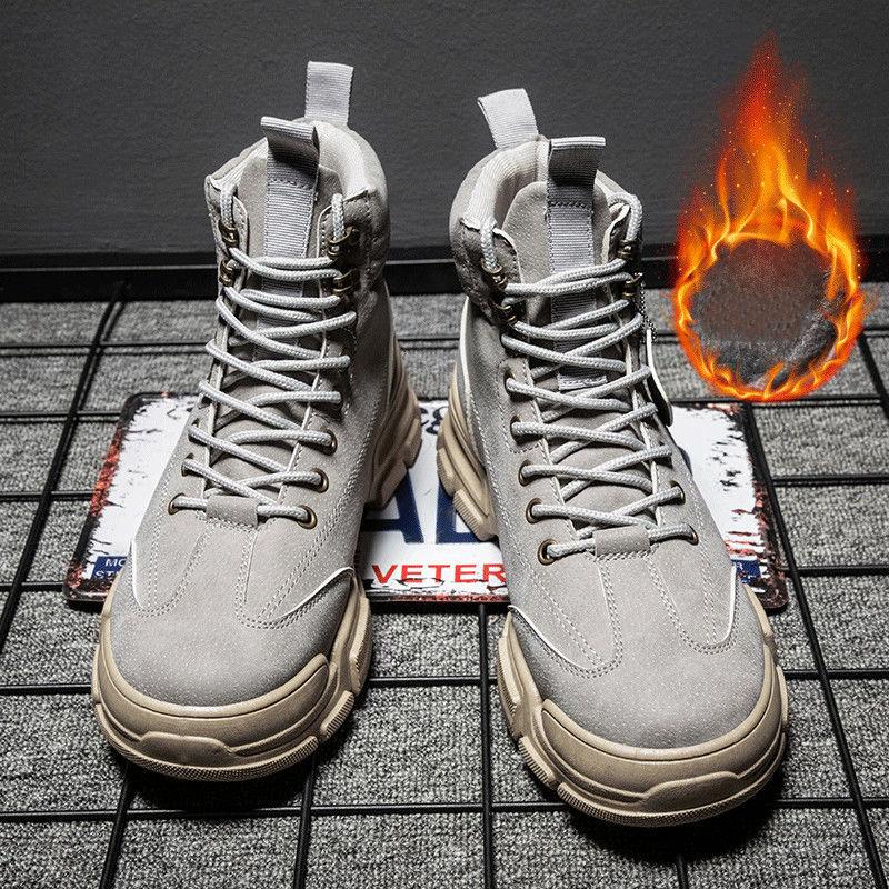 Men's British Casual Martin Boots Outdoor All-match High-top Cowboy Boots