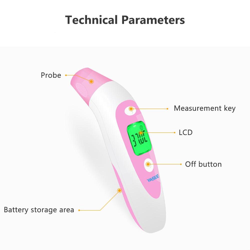 Forehead Gun Home Infrared Frontal Ear Thermometer Dual Use Electronic Thermometer for Baby Adult