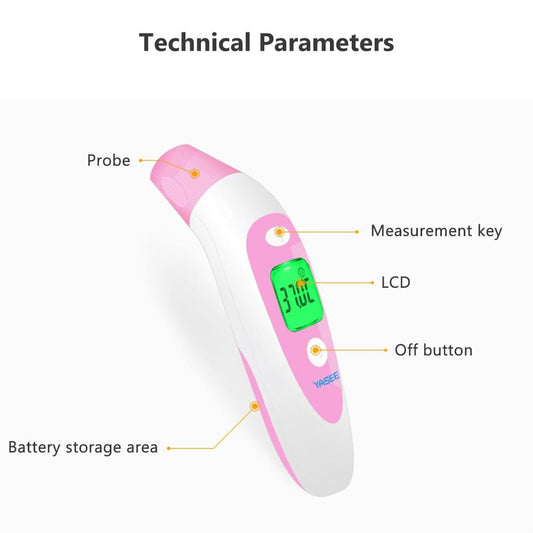 Forehead Gun Home Infrared Frontal Ear Thermometer Dual Use Electronic Thermometer for Baby Adult