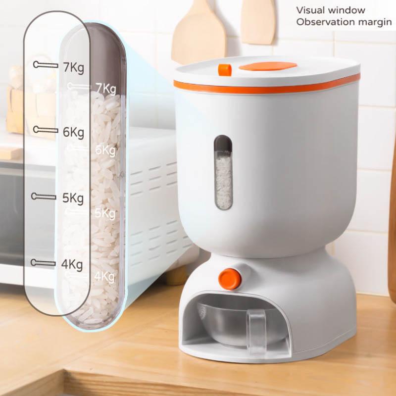 Household Insects Sealed Moisture-proof Multi-function Rice Cylinder Food Grade Storage Rice Can Kitchen Thickened Storage Bucket