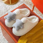 Autumn and Winter Little Stars Cotton Slippers Warm with Non-slip Flat Shoes Indoor Leisure Essential