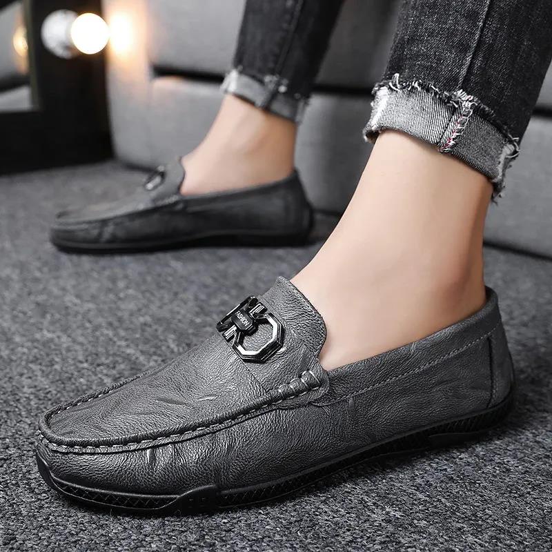 Spring and Autumn 2021 New England Men's Casual Shoes Set Foot Lazy Style Loafers
