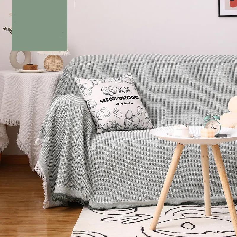 180*180cm Large Single Seat Nordic Style Four Seasons Universal Non-slip Anti-cat Scratch All-inclusive Dust-proof Sofa Cover