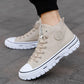 Vintage High-top Denim Shoes Fashion Boys Canvas Shoes Korean Fashion Casual Shoes