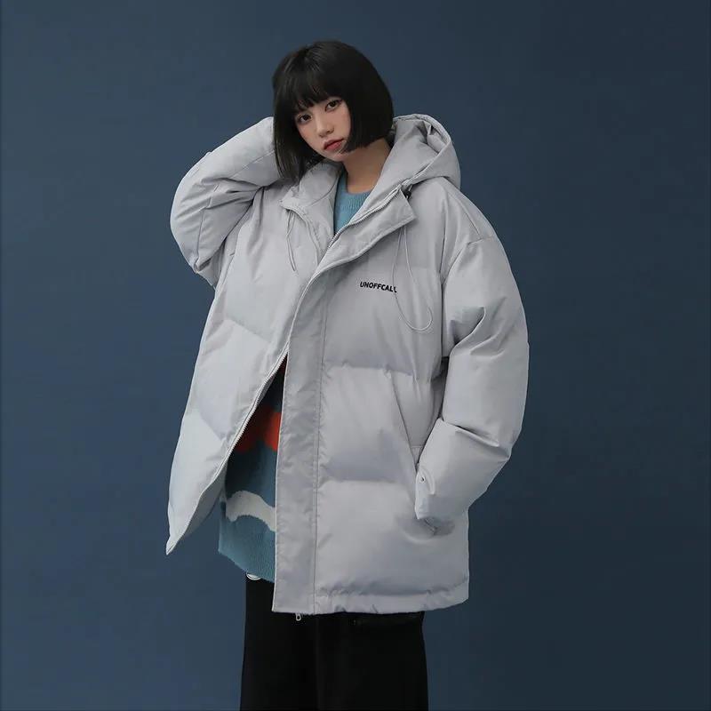 Down Jacket Winter Ladies Fashion Korean Thick Warm Hooded Short Plus Size Cotton Jacket
