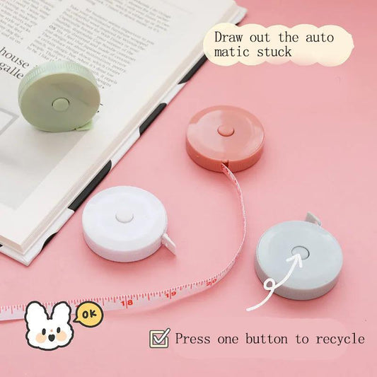 1/3pcs Tape Measure 1.5m Self-locking Soft Ruler Mini Tape Measure for Bust Measurement and Cutting Clothes