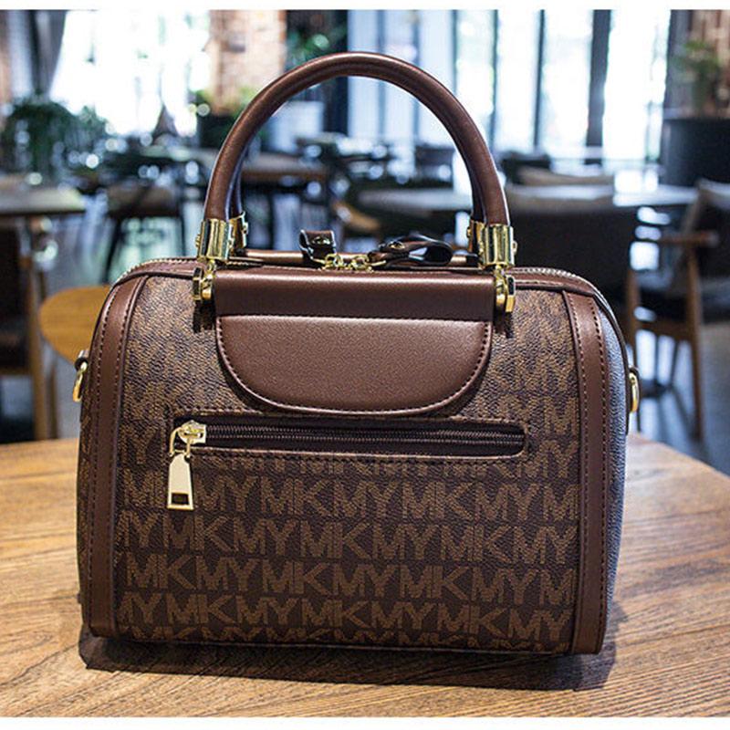 Ladies Bag Elegant One Shoulder Messenger Bag Fashion Large Capacity Handheld Leather Texture Shopping Bag