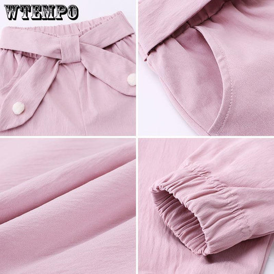 Girls Jeans Kids Clothing Loose Children's Pants Baby Pants Toddler Girls Trousers