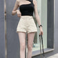 Large Size Women's Wide-leg Pants, Fat Girl Shorts, Women's Thin Summer 200 Pounds Were Thin, All-match Denim Shorts Women