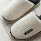 Autumn and Winter Pure Cotton Slippers Indoor Non-slip Soft-soled Shoes Warm Simple Plush Cotton Shoes
