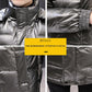 Winter Fashion Shiny High-end Down Jacket Men's Mid-length Warm Thin and Light Large Size Youth Jacket