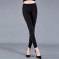 Leggings Women's Thin Outer Wear Casual Feet Pants Stretch Plaid Vertical Stripes Street Style