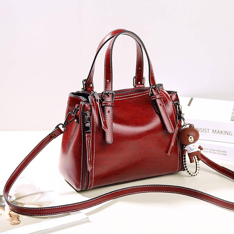 Genuine Leather Handbags Luxury Women Messenger Bags Bolsa Feminina Women's Shoulder Bag