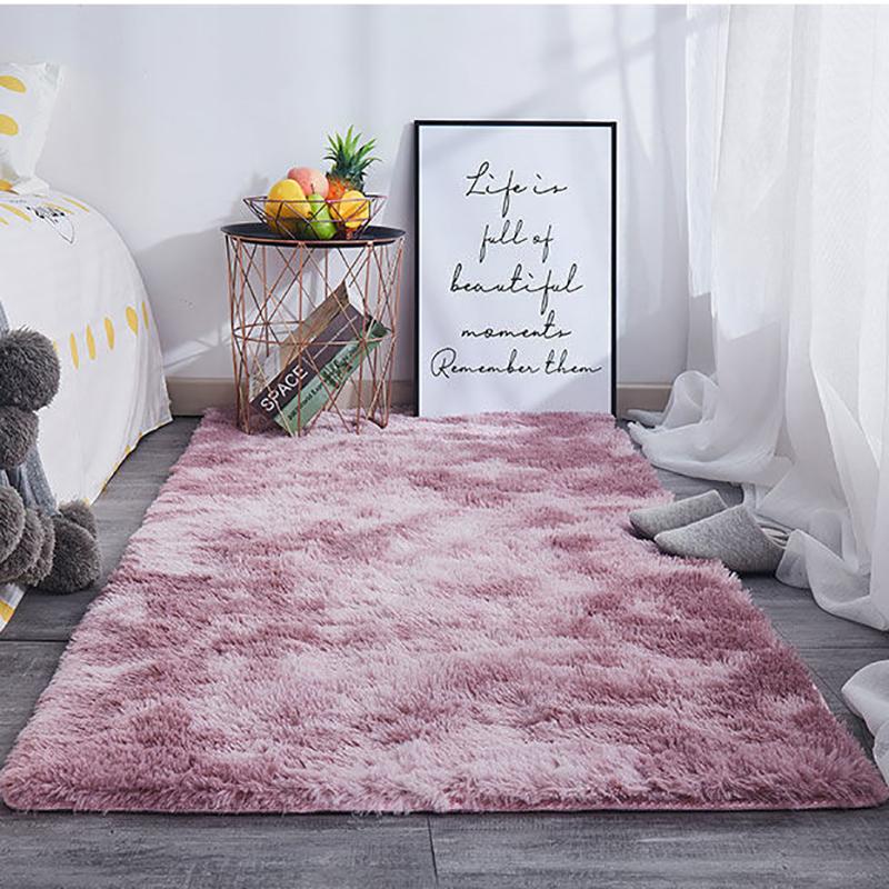 Plush Living Room Carpet Bedroom Bedside Blanket Nordic Home Room Full of Cute Mats