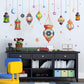 [Wall sticker] cartoon colorful chandelier childeren wall stickers for kids rooms nursery children b