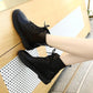 Women Heeled Short Tube Martin Boots Pointed Stiletto Lace Up Strappy High Heels Comfort Fashion
