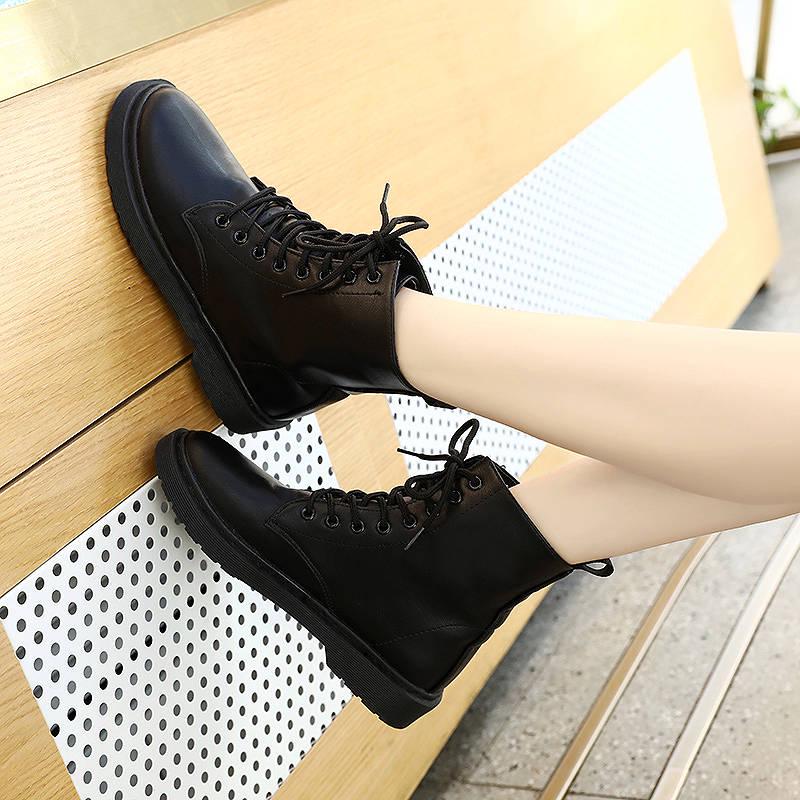 Women Heeled Short Tube Martin Boots Pointed Stiletto Lace Up Strappy High Heels Comfort Fashion