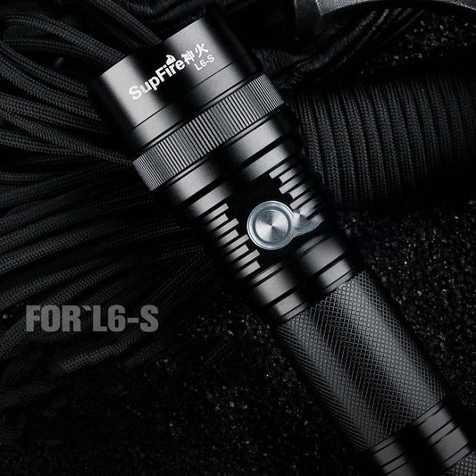 L6-S Strong Light Flashlight Rechargeable Ultra-bright Long-range LED Multi-function Outdoor Special Forces 5000
