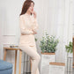 Winter Women's Autumn Clothes and Long Trousers Thin Cotton Large Size Thermal Underwear Suit Cotton Sweater