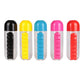 Portable Pill Box Organizer With Water Bottle Compartments