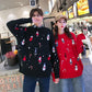 Loose Long sleeve sweater Winter Round neck sweater large size Christmas clothing sweater
