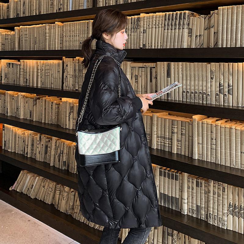 Women's Mid-length Korean Style Loose Student Winter Down Padded Jacket Thick Warm Padded Jacket