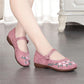 Old Beijing Cloth Shoes Women's Embroidered Shoes Women's Ancient Style Shallow Mouth Soft Sole Comfortable Round Head Ethnic Style Mother's Shoes