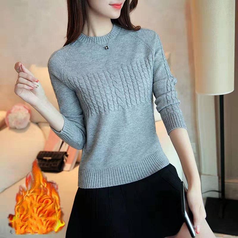 Knitted Turtleneck Sweater Women Pullover Autumn Winter Streetwear Women Pullovers