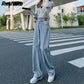 High-waisted Straight-leg Jeans Women's Spring Women's New Loose-fitting, Thin, Wide-leg Pants