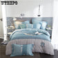 4 Pcs Set Pillowcase Soft Comfortable Bedding Set Home Quilt Cover Set Queen King Size