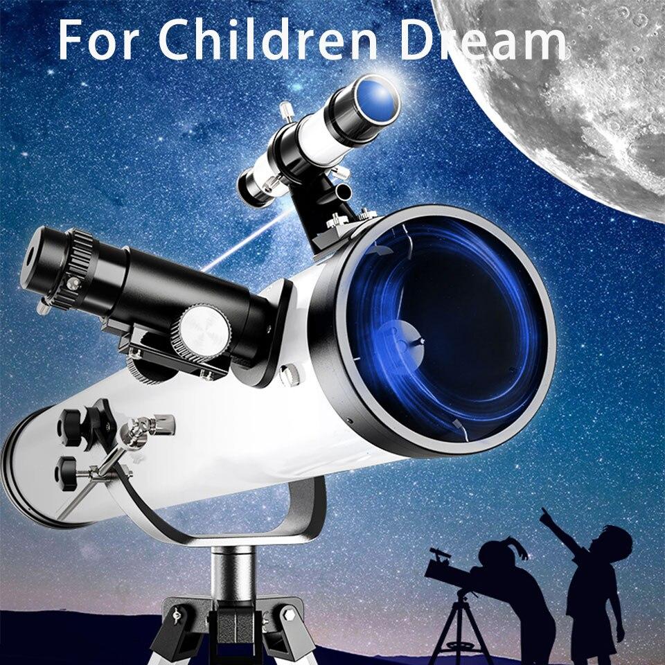 Upgrade Professional Astronomical Telescope Long Range 875 Times 1.25 Inch Eyepiece HD Deep Space Star Moon for Outdoor Camping